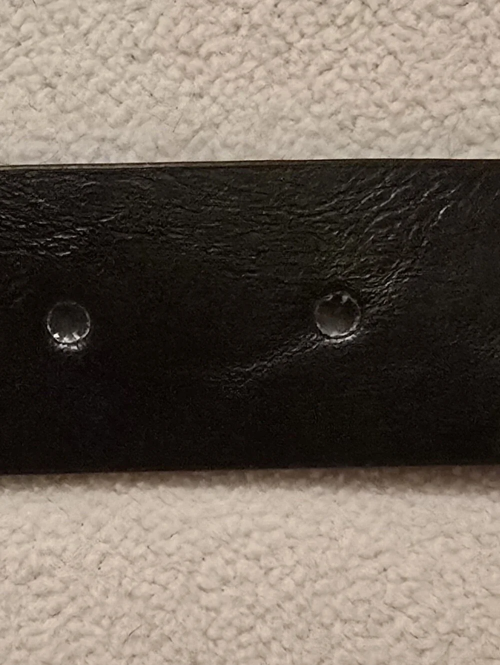 Michael Kors Belt Size XL Black PVC Faux Leather Great Condition